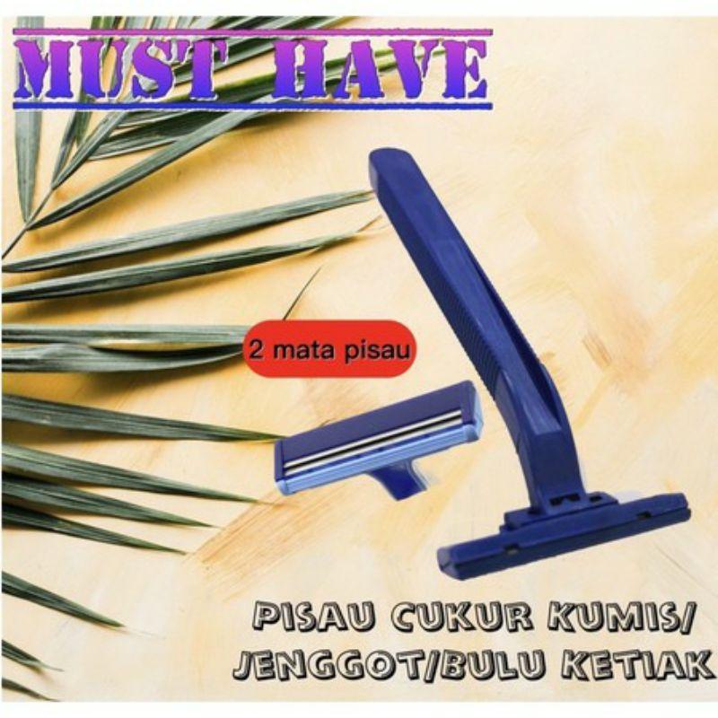 Alat Cukur Kumis Alat Cukur Jenggot Cukuran 2 mata Pisau 0