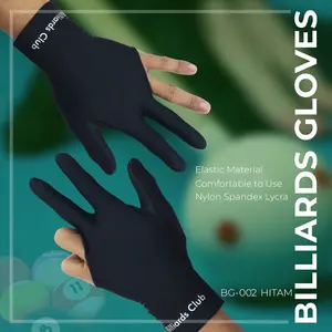 BG-02 Sarung Tangan Billiard Full Jari | Unisex | Shera Fashion Indonesia