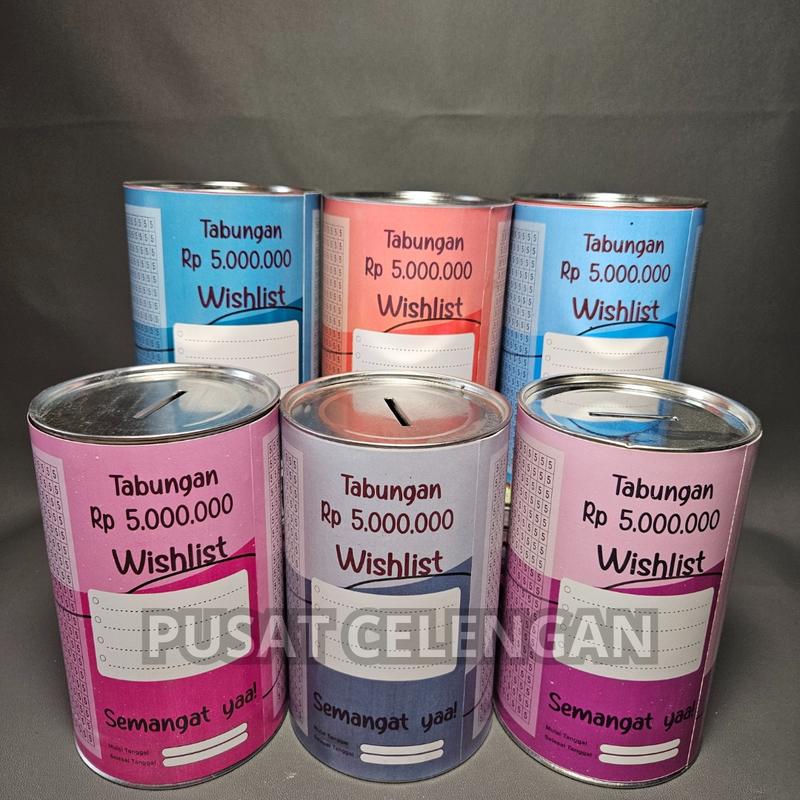 [ BISA COD ] CELENGAN TARGET MURAH CELENGAN TARGET SMALL TABUNGAN TARGET TABUNGAN ANAK - ANAK SOUVENIR CELENGAN BUKA TUTUP PERMANET 8