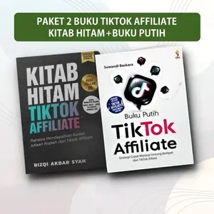 BUKU TIKTOK - Paket 2 Buku Tiktok Affiliate - Kitab Hitam dan Buku Putih Affiliate - Bisa COD Best Seller 2025