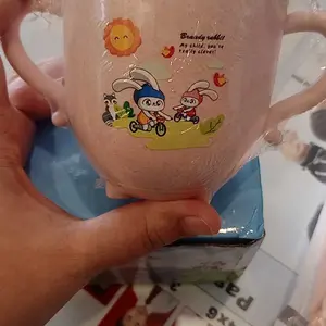 [COD] SK C381 C382 Gelas Jerami Gelas Minum Anak Anti Tumpah Bahan Jerami kuning kitchenware