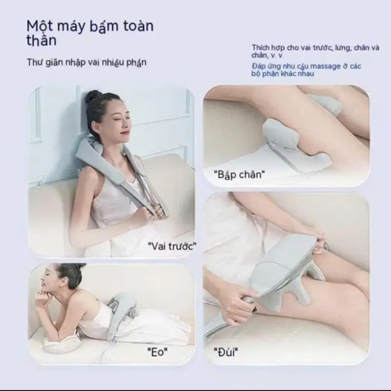 Product Introduction of Máy massage cổ vai gáy, Máy massa xoa bóp giảm đau nhức cổ vai gáy 64