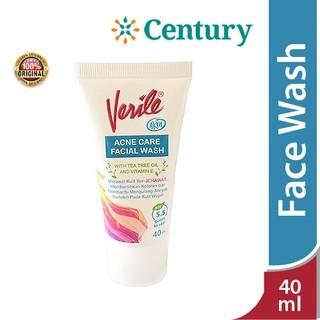 Gambar VERILE ACNE FACIAL WASH 40 ML / SKINCARE / PEMBERSIH WAJAH dari Apotik Century Kota Administrasi Jakarta Pusat Tokopedia