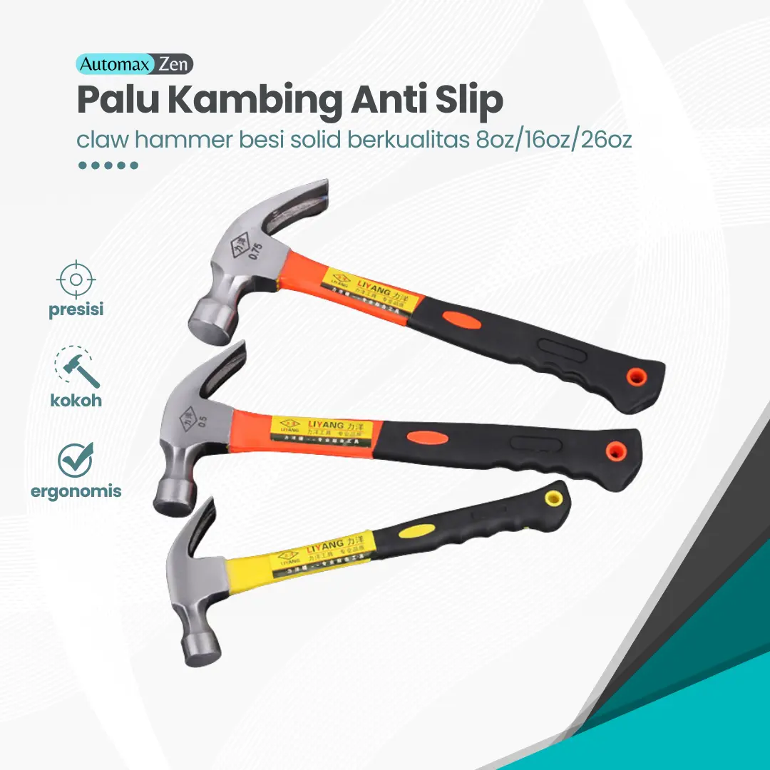 Palu Kambing Claw Hammer Palu Martil Cungkil Paku