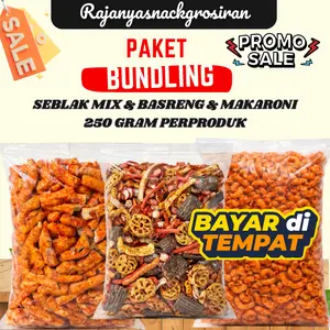 Aneka Snack Cemilan Pedas Nikmat Basreng Makaroni Sebring Seblak kering Bumbu Pedas Nikmat Camilan Makanan Kering Food Snacks Cemilan 500gr 1kg Sajian Praktis Dan Nagih