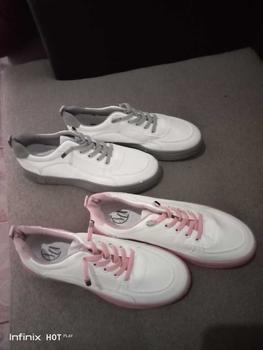 Product Review of [DF FOOTWEAR] DF 496 Sepatu Sneakers Wanita Casual ala Korea Kualitas Super Premium from N**🔥 0