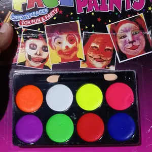 8color Face Body Paint Anak Cat Muka Anak Mainan Cosplay Body Painting