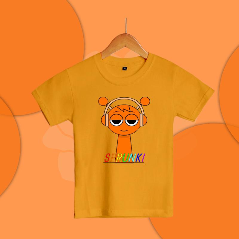 Baju Kaos Incredibox Sprunki Anak Laki Laki Usia 4-11 Tahun Fashion 4