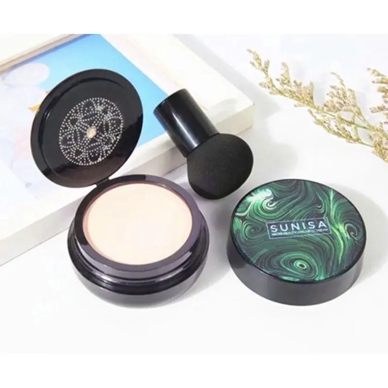 Paket Usaha Reseller isi 5 SUNISA Air Cusion CC Cream Bedak Sunisa Original Waterproof Mushrrom Sponge Cushion Korean BB Cream / MEYZHA SHOOP 2