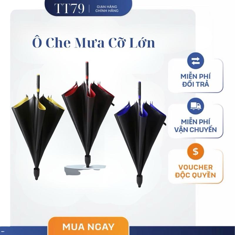 Loại 1 Ô Che Mưa Cỡ Lớn Dù Cao Cấp Có Vỏ Rút 8 Nan . To Chống Rỉ Chống Gió Lật Có Vỏ Bọc Hiện Đại Mở TỰ Động - TT79.Shop