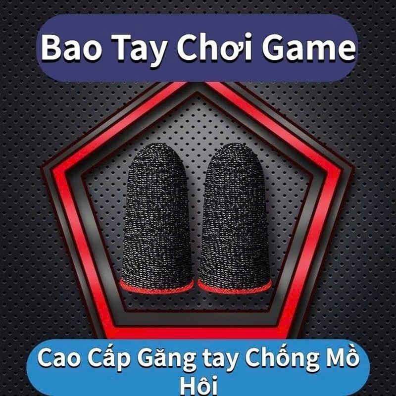 Bao Tay Chơi Game ff Pubg Liên Quân Cao Cấp Găng tay Chống Mồ Hôi Siêu Nhạy Co Giãn 4 chiều