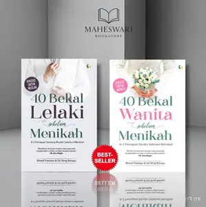 Buku PAKET BEST SELLER 337 TANYA JAWAB FIQIH MUSLIM & WANITA,40 BEKAL LELAKI & WANITA SEBELUM MENIKAH