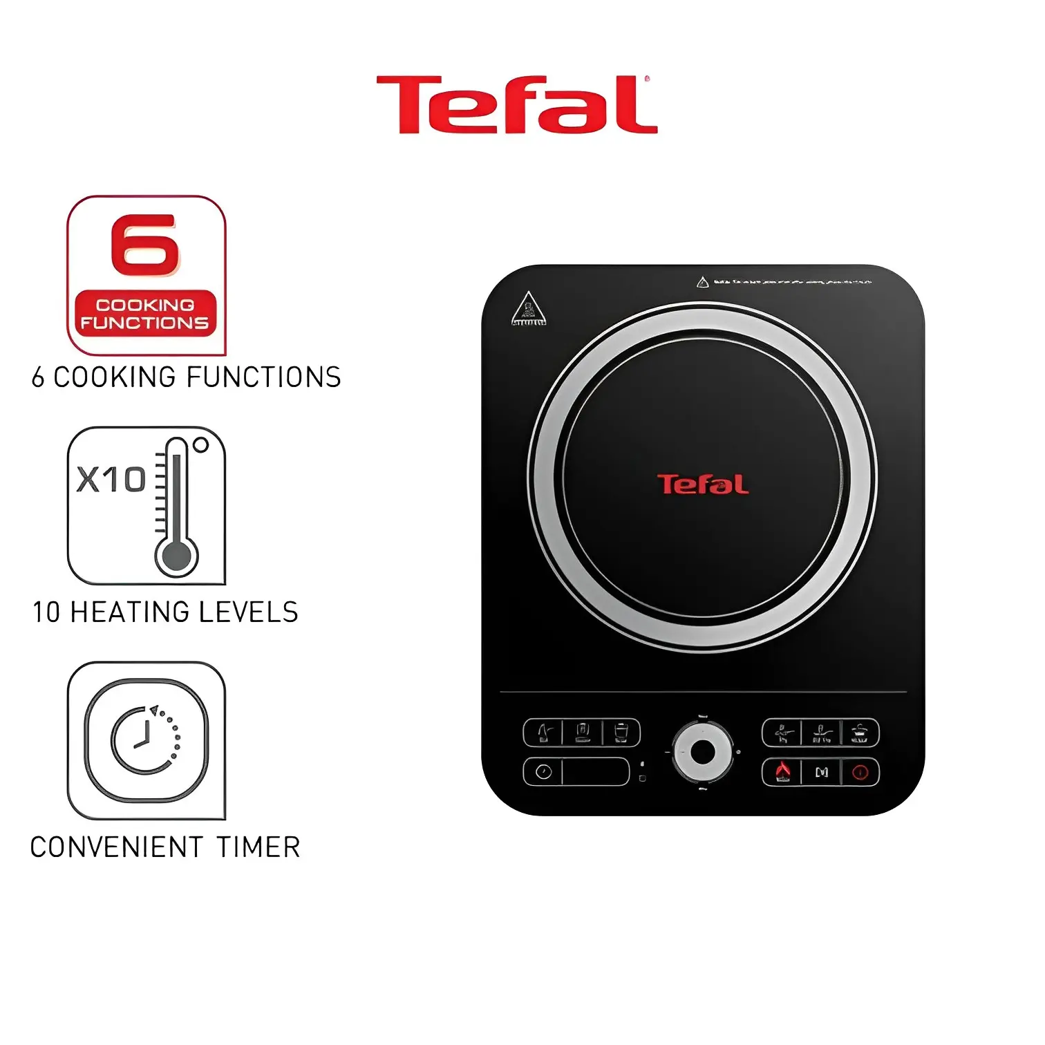 Tefal Easy & Fast Cooking Express Induction Hob (100W - 2100W) IH7208
