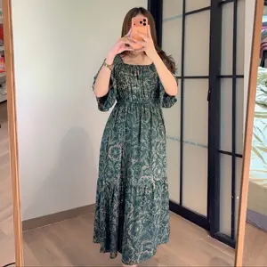 Daster Dress LILY Bahan Rayon Premium Tebal Adem Busui Bumil Friendly Katun