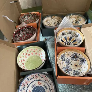 Eatkit Hampers Mangkok Set | Hampers Piring Keramik Set | Parcel Keramik Set |  Gift Set Hampers | Mangkok Souvenir Bohemian Style