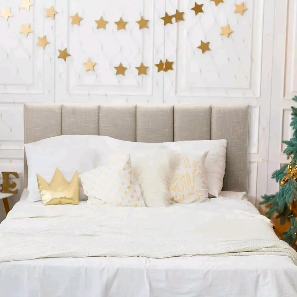 KiMO headboard 20x50 - sandaran kepala tempat tidur aesthetic - headboard tempel - headboard wall panel dinding - dekorasi hiasan dinding premium mewah - sandaran kepala kasur Furniture