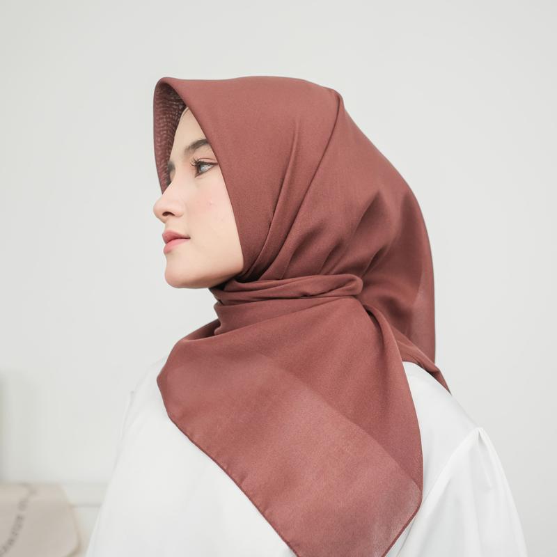 Hijab Segi Empat Zisha Persegi - Model Muslim - Square Kerudung 4