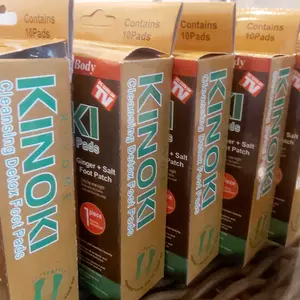 PROMO 10 Box isi 100 PCS Kinoki Gold Detox Foot Pads Koyo Penyerap Racun Dalam Tubuh Secara Alami