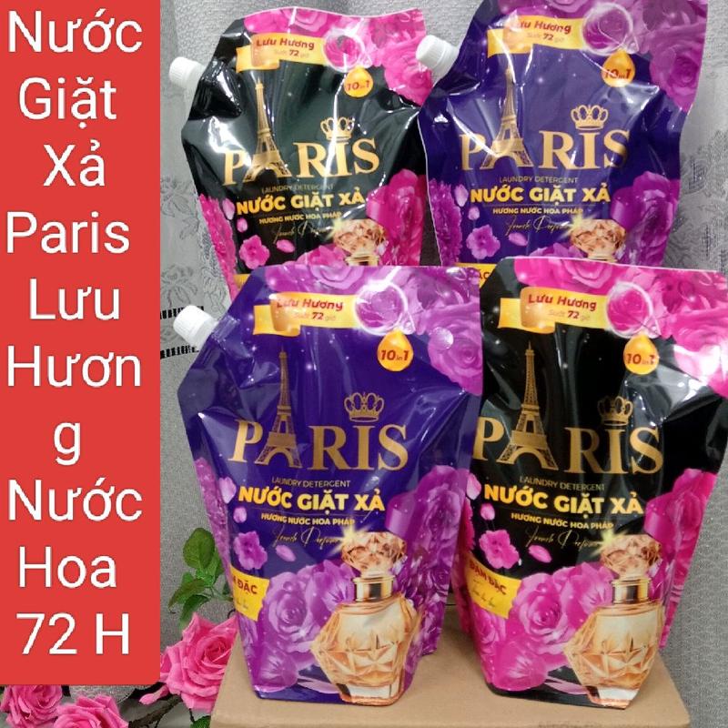 (4 Túi tổng 8,8kg) Nước giặt xả paris _đậm đặc_hương thơm nước hoa Pháp _lưu hương 72h