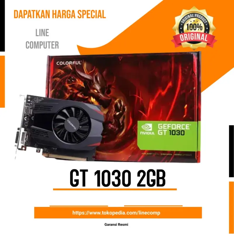 VGA NVIDIA COLORFUL GT 1030 2GB DDR5 0