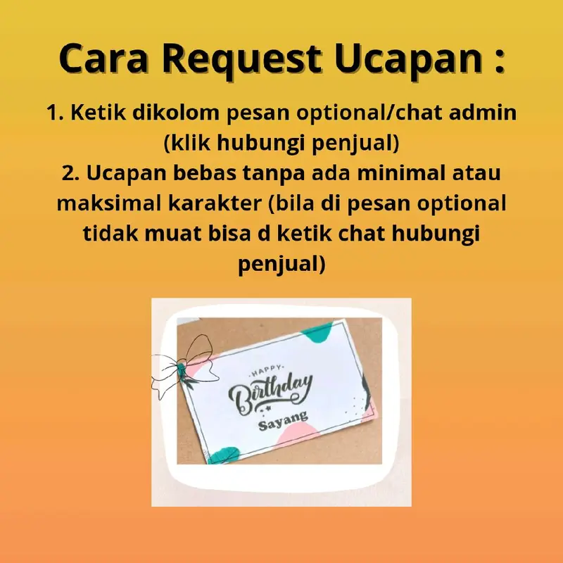 (kado ulang tahun tas cewek) hampers anniversary kado valentine free ucapan 3
