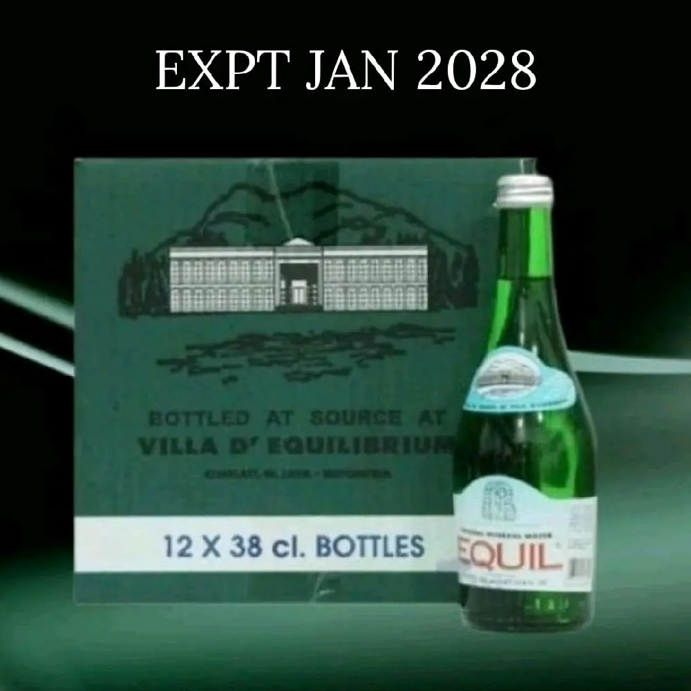 Equil Natural Mineral water 380 ml 1 dus isi 12(khusus instan)