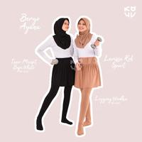 Gambar Koyu Hijab Rok Sporty Larissa New Product - BLACK, S to XL dari Koyuhijab Kab. Bandung 1 Tokopedia