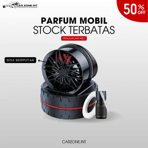 [ Car Zone Int ] Pajangan & Parfum Dashboard Mobil Putar Model Roda / Ban / Velg Mobil Solar Panel Tenaga Surya Hiasan Dekorasi Aksesoris Interior Mobil