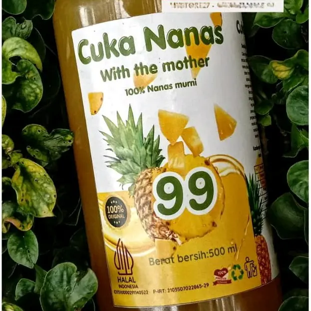 PROMO 2 BOTOL CUKA NANAS 99 - 1000 ml-KONTROL GULA DARAH dan KOLESTEROL 4