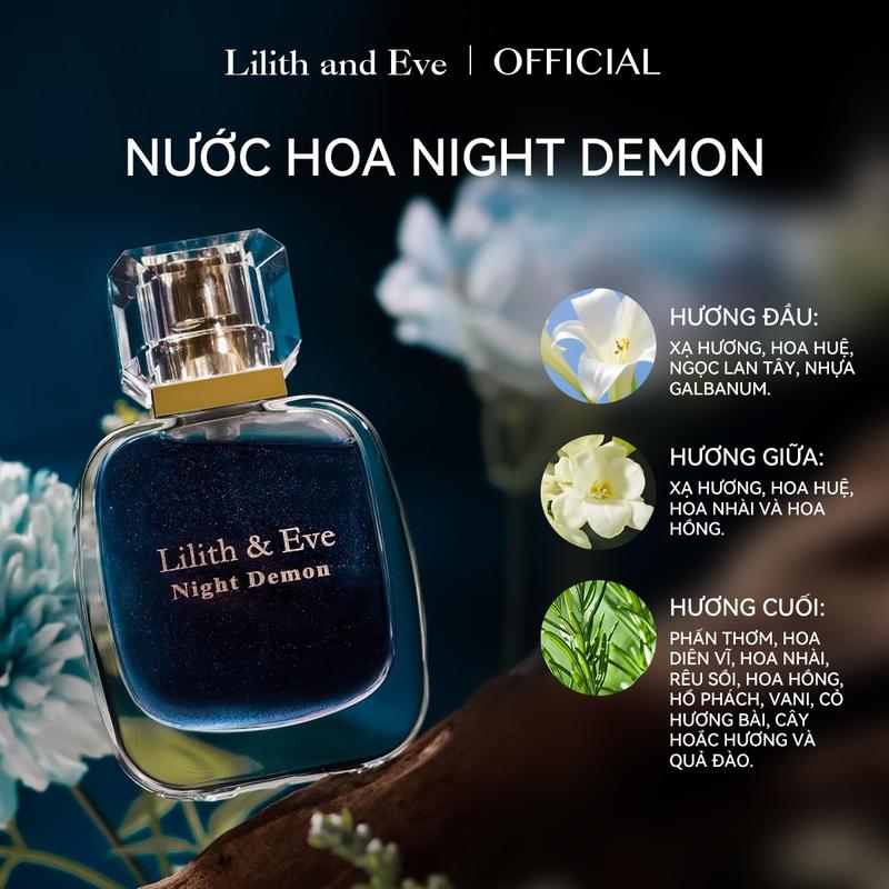 [Link Flash Sale Daily] Lilith and Eve Night Demon Eau de Perfume 30ml - tinh dầu nước hoa lưu hương lâu cho body Cosmetic Xịt Thơm