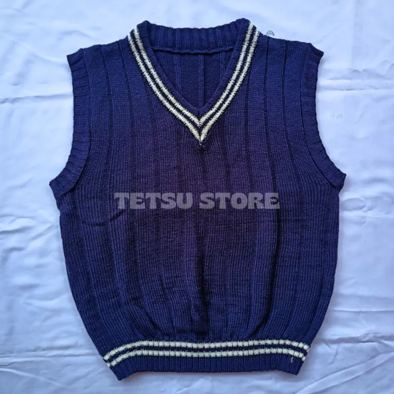 TETSU STORE - Rompi Rajut Anak Motif Salur - Atasan Anak Usia 2-12tahun - Vest Knit 6
