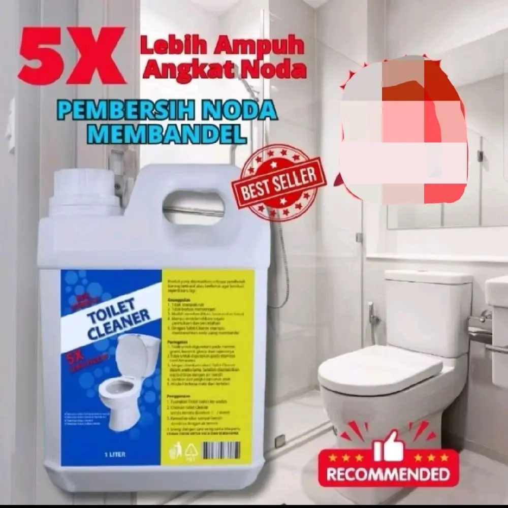 Pembersih Keramik Toilet 1 Liter WC Wastafel Kloset Setanlis Peralatan Dapur Rumah tangga Anti Bakterial