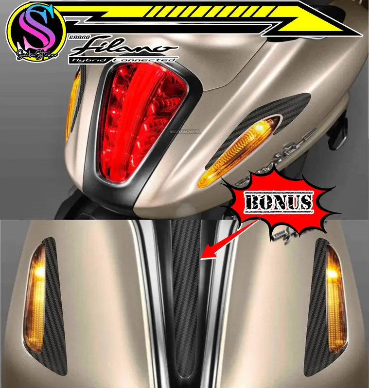 STIKER GARNIS LAMPU SEN GRAN FILANO SATU SET/STIKER GARNIS LAMPU SEN GRAND FILANO/STIKER SATU SET/STIKER LAMPU SEN/VARISI STIKER MOTOR/STRIPING GARNIS FILANO/SETIKER/SIPING/STIKER MURAH/STIKER UNIK Motorcycle 1