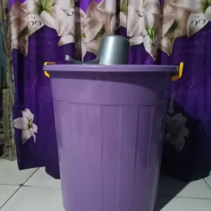 Ember Jumbo Warna Cantik dengan Tutup Gratis Gayung - Kapasitas 80 Liter