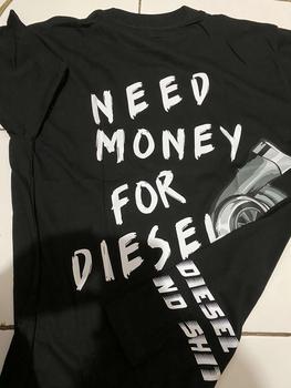 Product Review of V2 oversize shirt - Need money for diesel from d**. 0