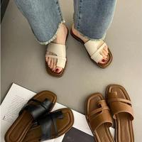Gambar VEBLEN OFFICIAL STORE Sandal Selop Wanita Cewek Gaya Fashion Korea Style Kekinian - Cokelat, 36-37 dari VEBLEN OFFICIAL Store Kab. Tangerang 2 Tokopedia