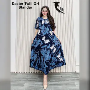 [Juragan Daster Twill] Daster Twill Ori Daster Wanita By Batik Hudhud Size Standar Ld 105 Panjang 120 Busui  Bumil Ada Saku Cap Malaman