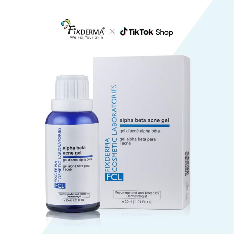 Chấm Mụn FIXDERMA Alpha-Beta Acne Gel Hỗ Trợ Giảm Mụn, Điều Tiết Bã Nhờn Cho Da 30ml - Hùng Lợi
