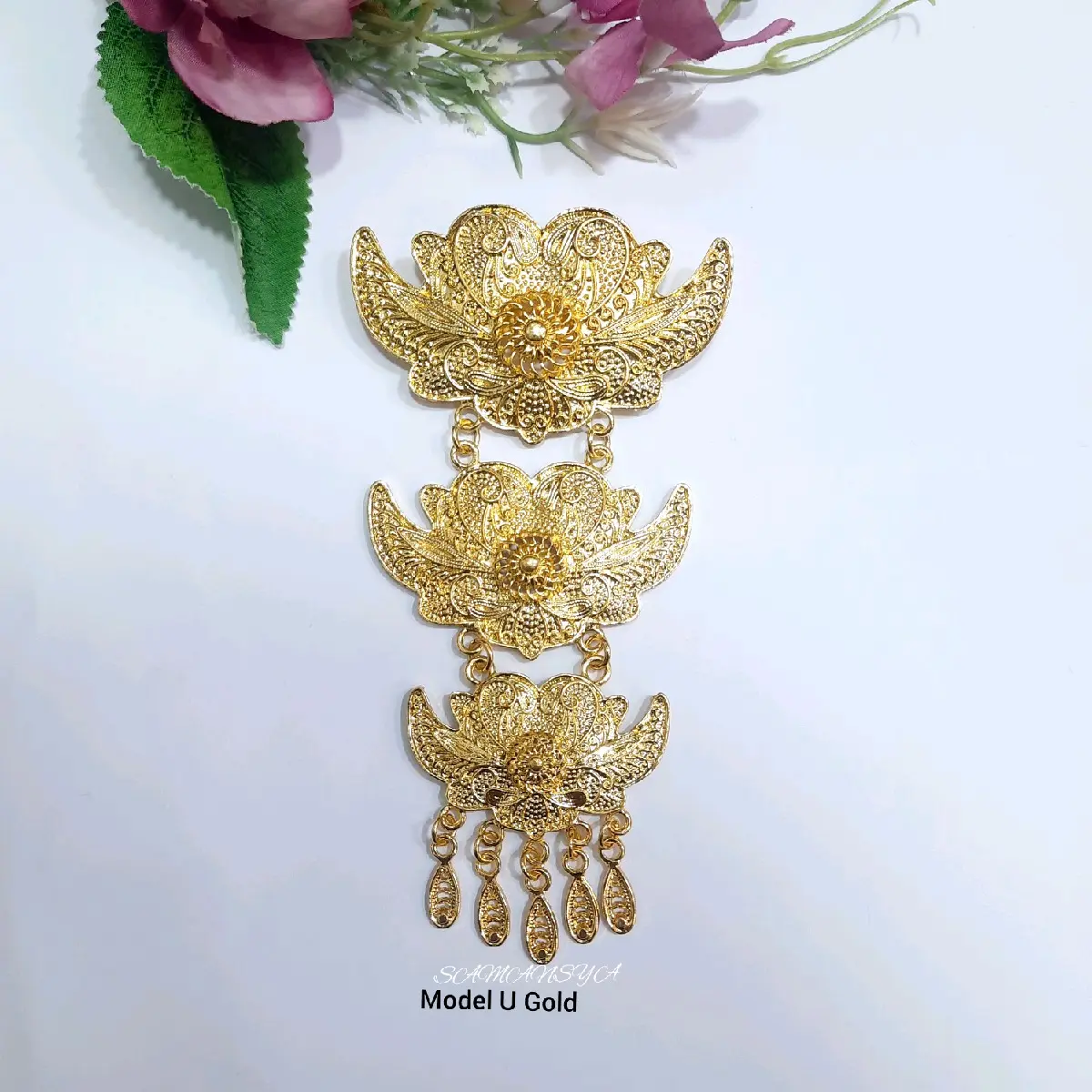 Bros Kebaya-Bros kebaya susun 3-Bros kebaya kutubaru-Bros Hijab-Bros Clips Aksesoris Elegan