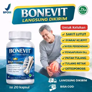 PROMO BONEVIT - Suplemen Kesehatan Tulang & Sendi Mengatasi Nyeri Sendi & Pengapuran Tulang Syaraf Kejepit Halal BPOM Original