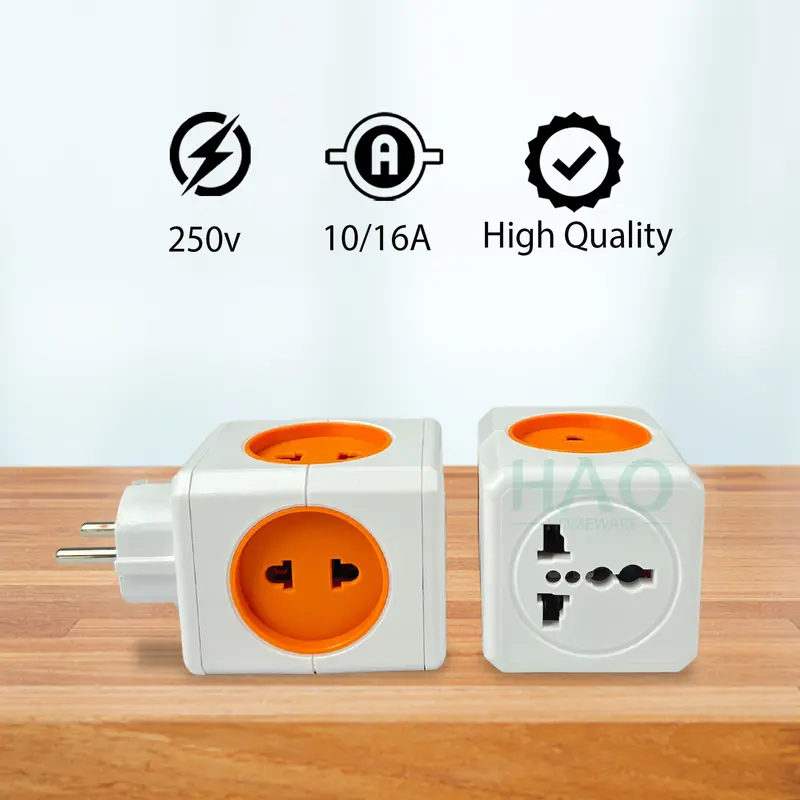 [HAO] Steker T Arde 5 Lubang / CAHAYA SC-395 & SC-395 USB / Steker Berkualitas SNI 1