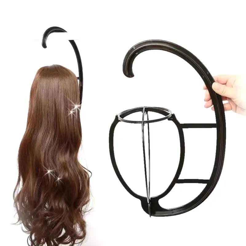 15 Inch Treo Tóc Giả , Bộ Tóc Giả Treo Di Động Giá Đỡ , Màn Trưng Bày Tóc Giả…