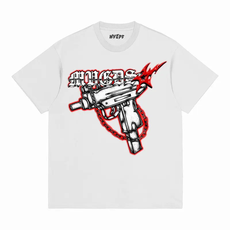 T-shirt kills guns putih / kaos punk / kaos skena / kaos band / kaos grafity 0