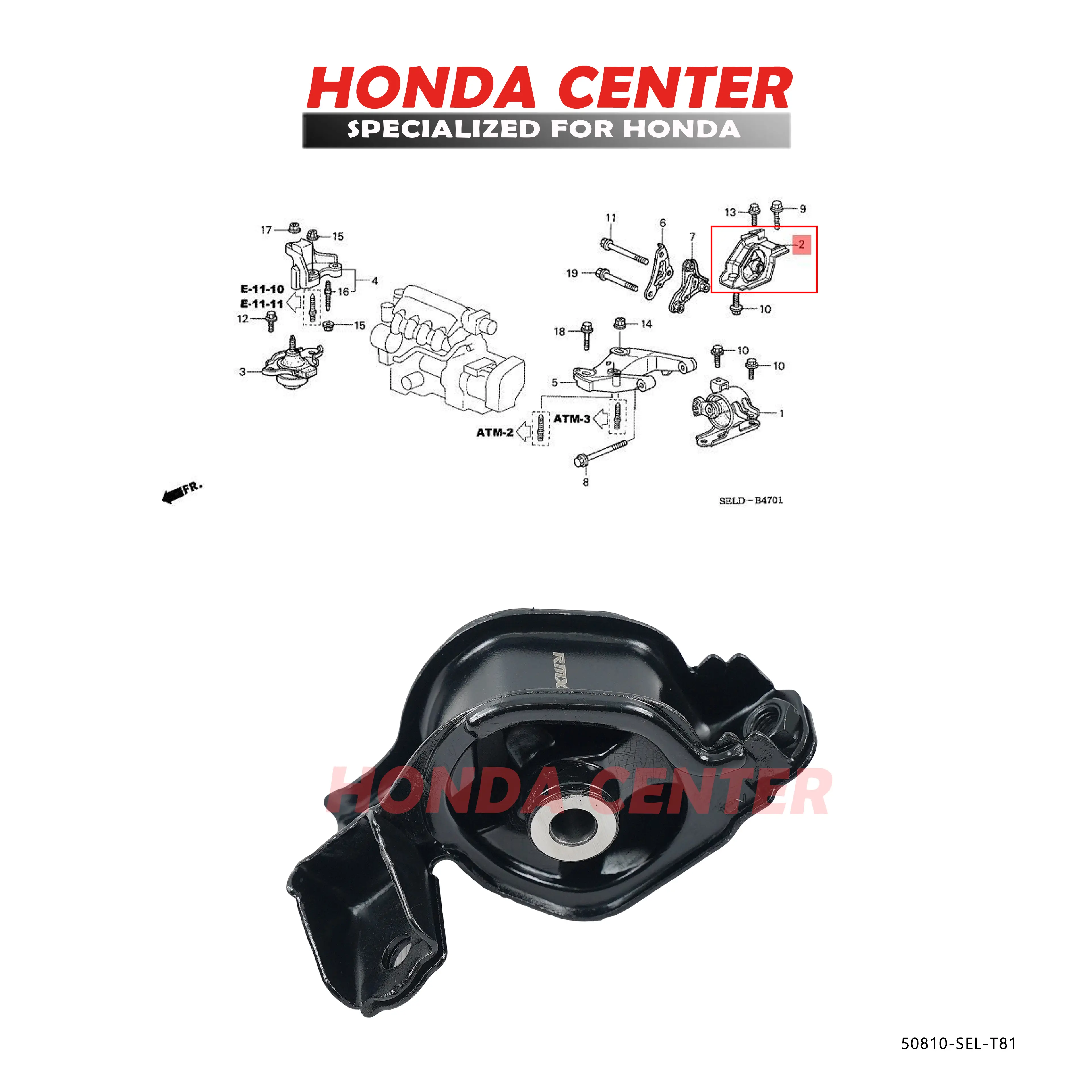 engine mounting gantungan mesin belakang jazz gd3 2004 2005 2006 2007 vtec idsi city gd8 2003 2004 2005 2006 2007 2008