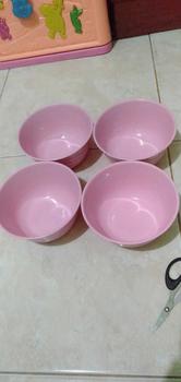 Product Review of (12 PCS) MANGKOK ESTETIK / MANGKOK PLASTIK MURAH / MANGKOK AESTHETIC / MANGKUK SET / UNGU / HIJAU / PINK from y**3 3