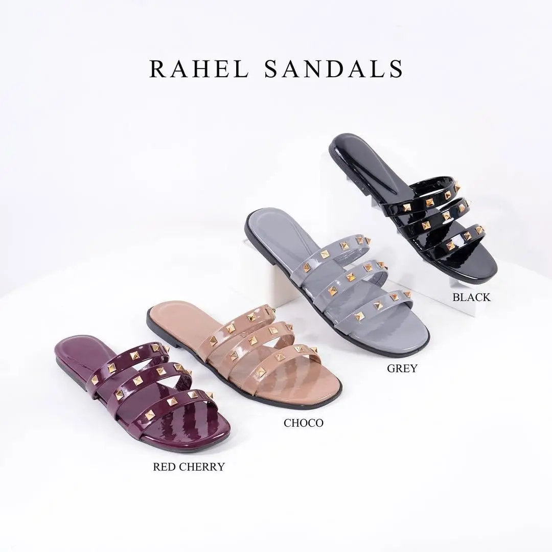 Rahel Sandal Wanita Terbaru Teplek Tali 3 Simpel dan Elegan
