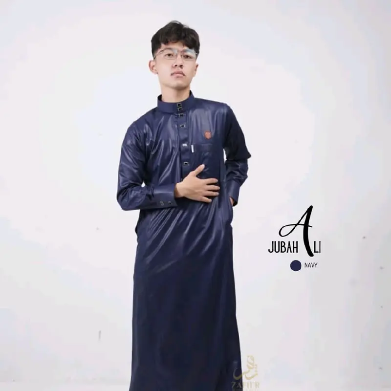 Jubah Slimfit Ali Premium x Ahmad Widani - Gamis Thobe Umroh Muslim Pria & Anak 8