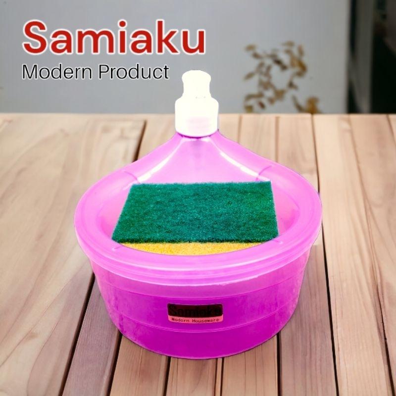 Dispenser Sabun Cuci Piring dengan Tempat Sabun dan Spons 3