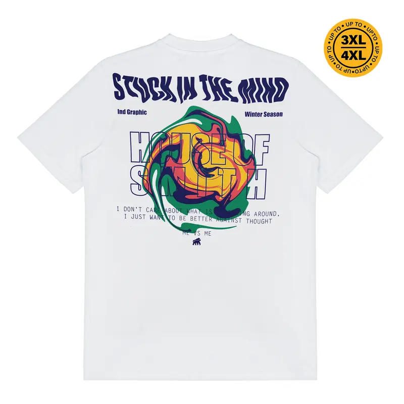 House of Smith T Shirt Stuckmind #21 - Kaos Pria Lengan Pendek