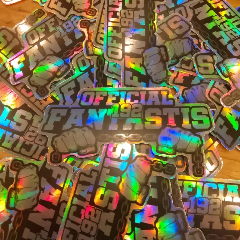 Stiker Hologram (anti air) - Custom name, design , etc - FREE SIMPLE DESIGN 3
